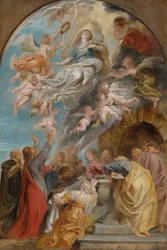 Modello für die Himmelfahrt der Jungfrau, um 1622-1625